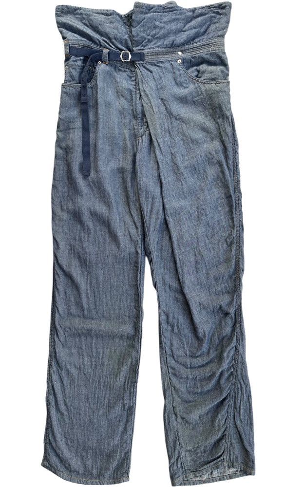 CABANE de ZUCCa Fold Over Waist Baggy Pants Size US 34 / EU 50 - 3 Thumbnail