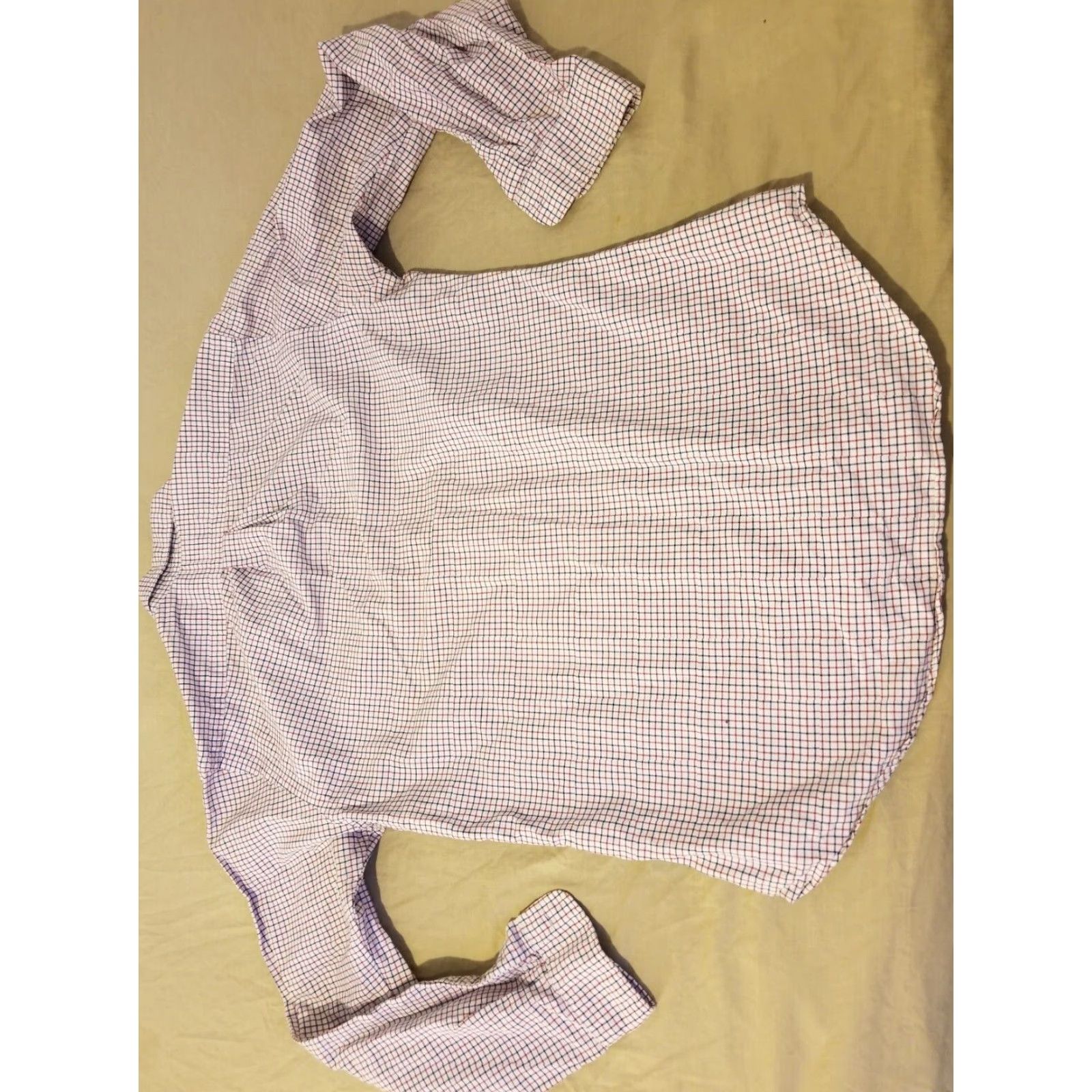 Ralph Lauren VINTAGE Mens Polo Ralph Lauren Dress Shirt M Medium White Button Cotton Size 40R - 5 Thumbnail