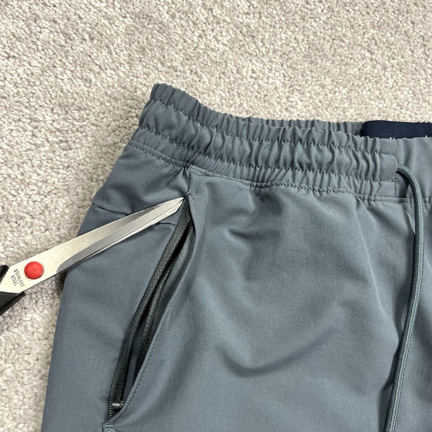 Abercrombie & Fitch Abercrombie & Fitch Pants Womens Medium Jogger Gray Pull On Drawstring Pockets Inseam 28” Size 32" / US 10 / IT 46 - 6 Thumbnail