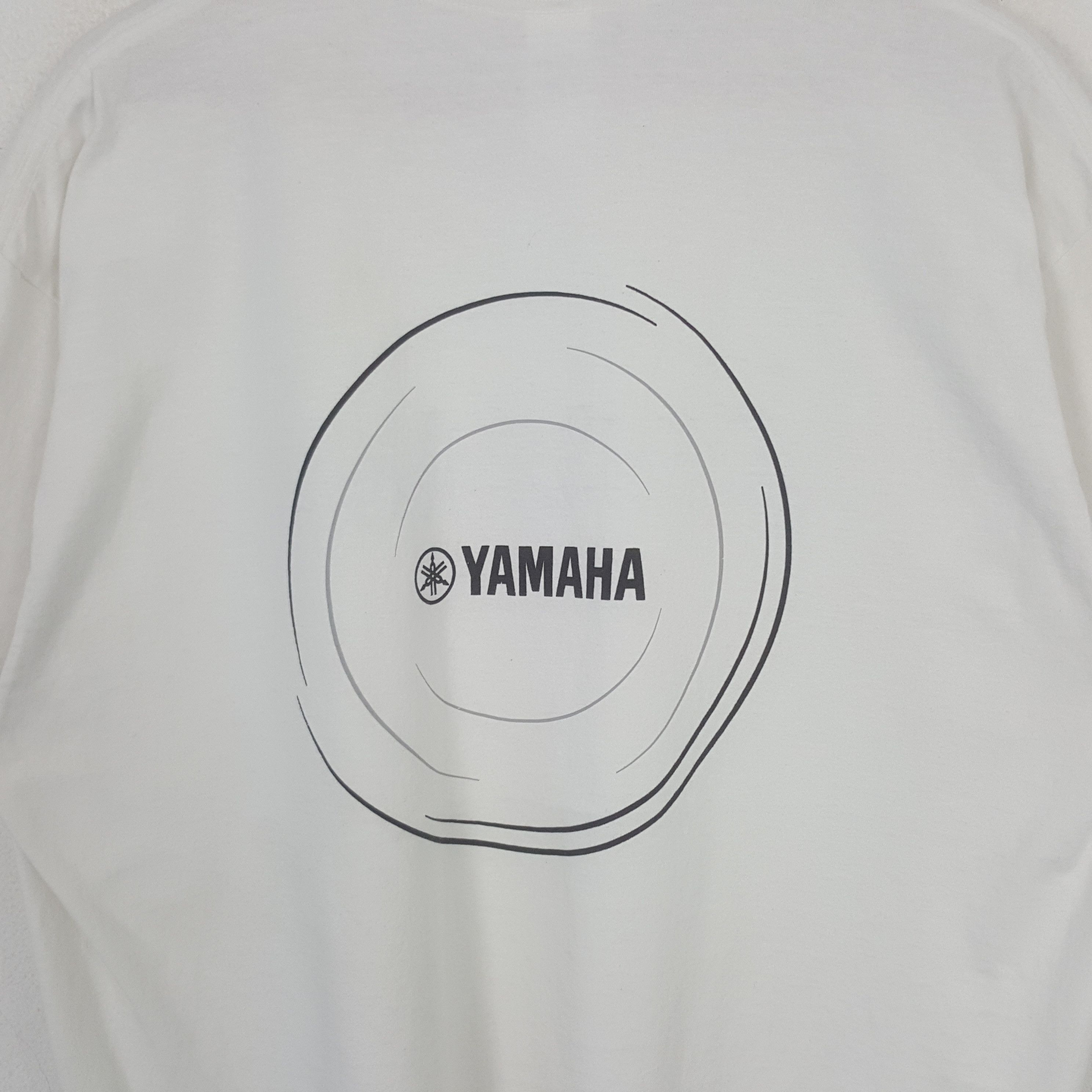 Yamaha Vintage Yamaha Japanese Racing Motorsports Tshirt C301N70 Size US XL / EU 56 / 4 - 4 Thumbnail