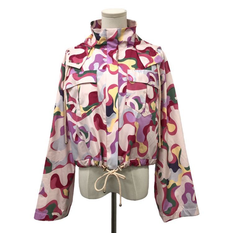 Chanel Chanel Abstract Print Silk Jacket Size 40 Size M / US 6-8 / IT 42-44 - 1 Thumbnail