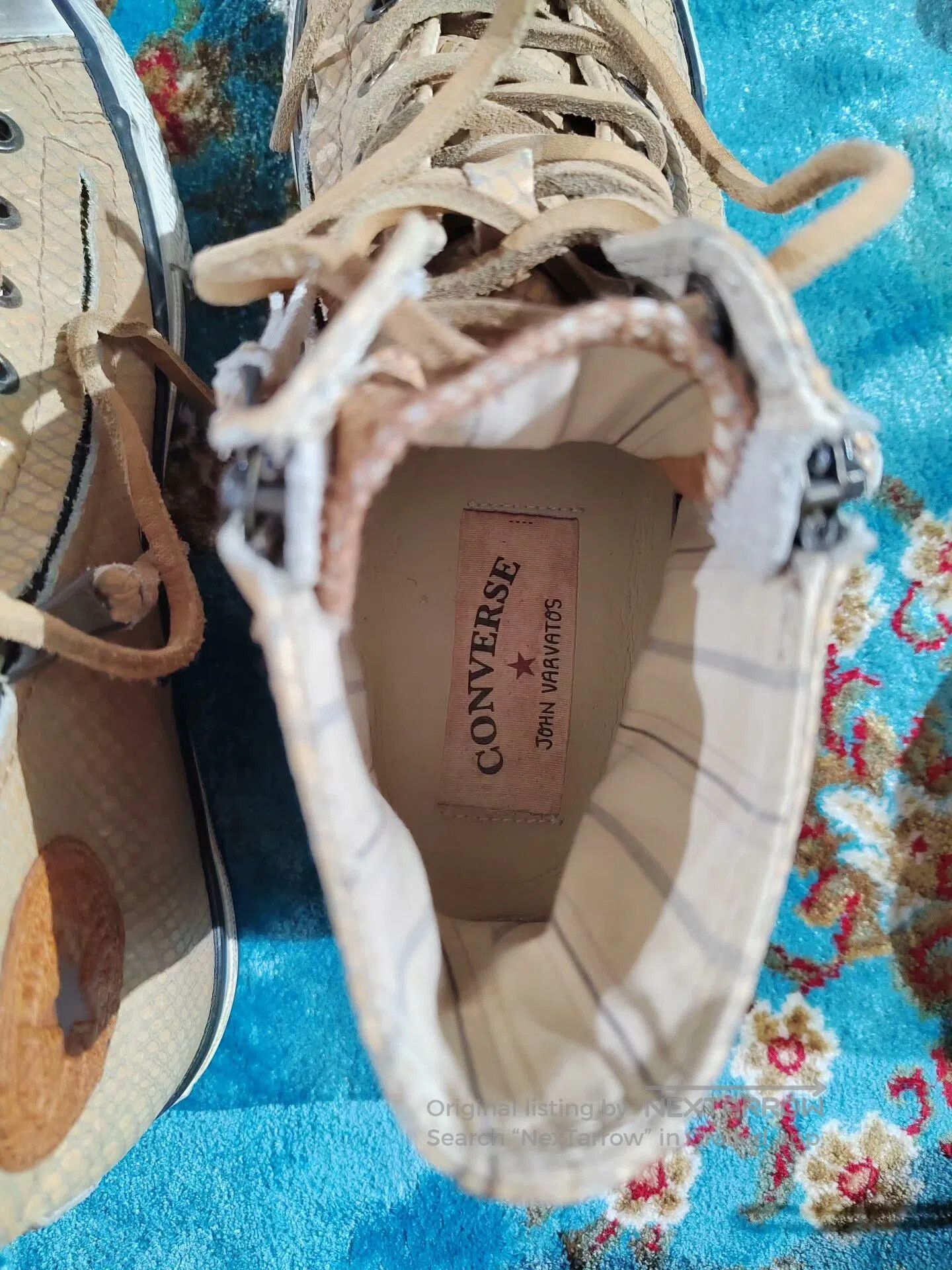 John Varvatos Converse John Varvatos Snake High Tops. Size US 9.5 / EU 42-43 - 6 Thumbnail