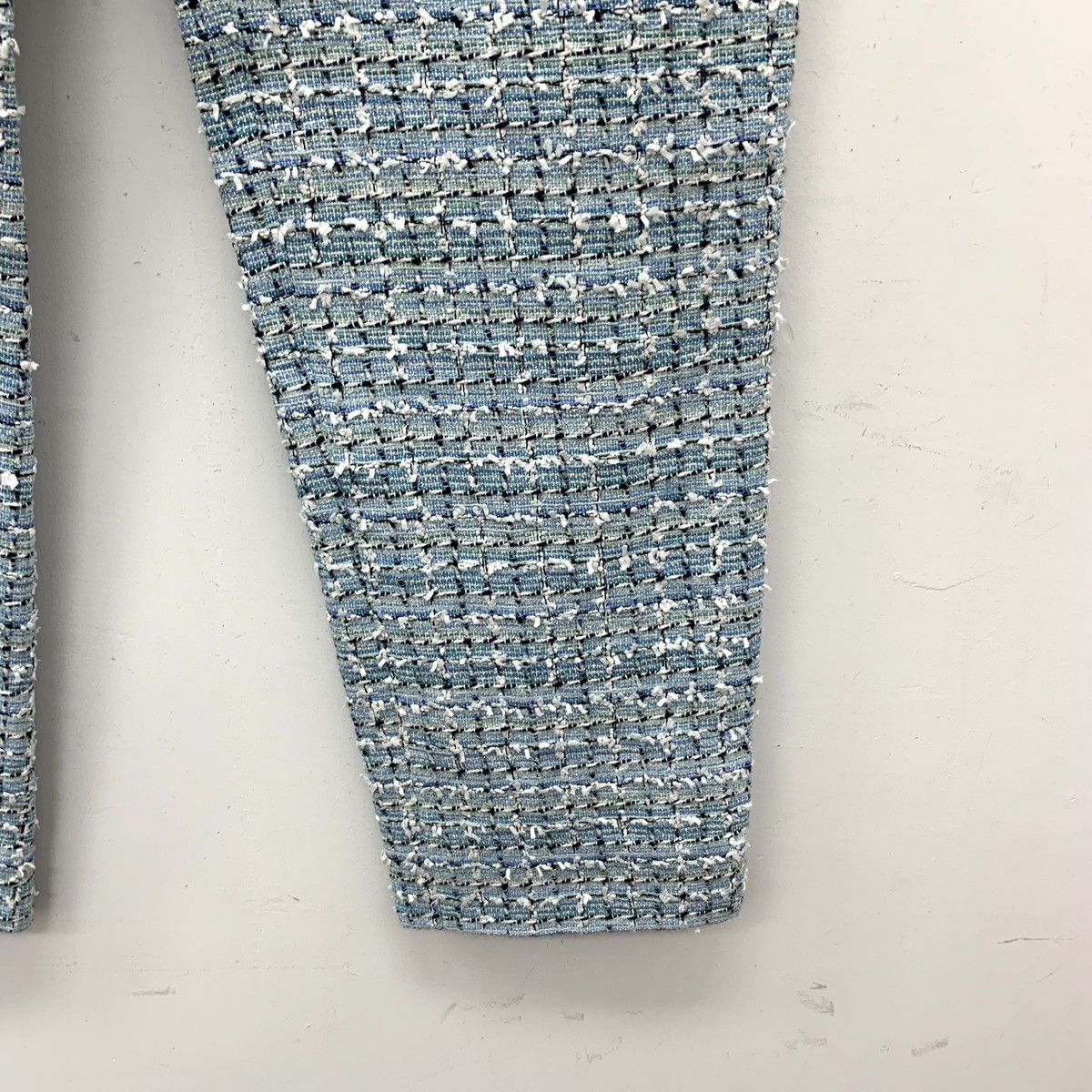 Chanel Chanel Cruise Collection Blue Woven Tweed Casual Pants K26WX Size 26" / US 2 / IT 38 - 5 Thumbnail
