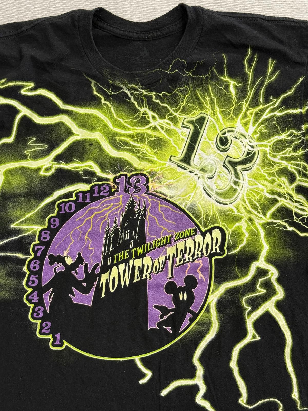 Disney Disney Lighnting T-shirt Tower of Terror Twilight Zone - M Size US M / EU 48-50 / 2 - 3 Thumbnail