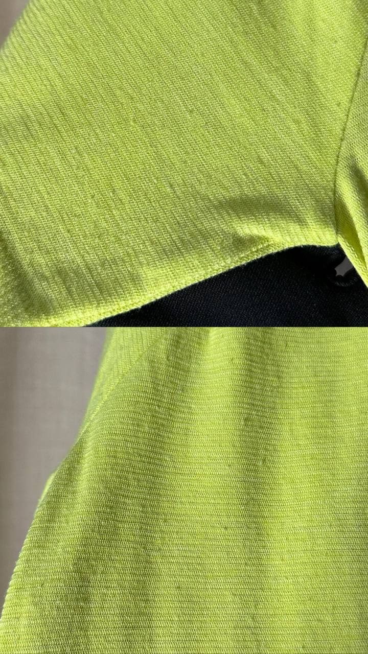 Adidas × Stella McCartney Adidas by Stella McCartney T-shirt 1/2 zip green wool mixed Size S / US 4 / IT 40 - 10 Thumbnail