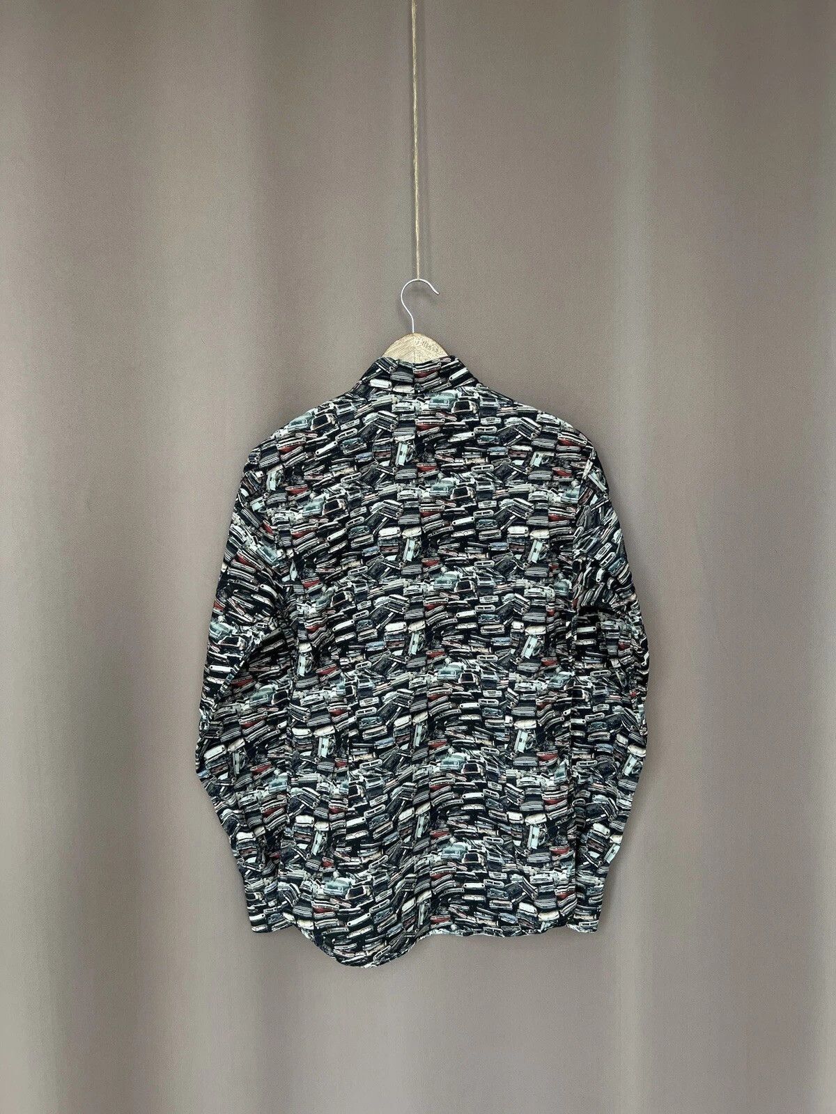 Eton Eton Button Down Shirt Monogram Car Print Mens Size M Size US M / EU 48-50 / 2 - 7 Thumbnail