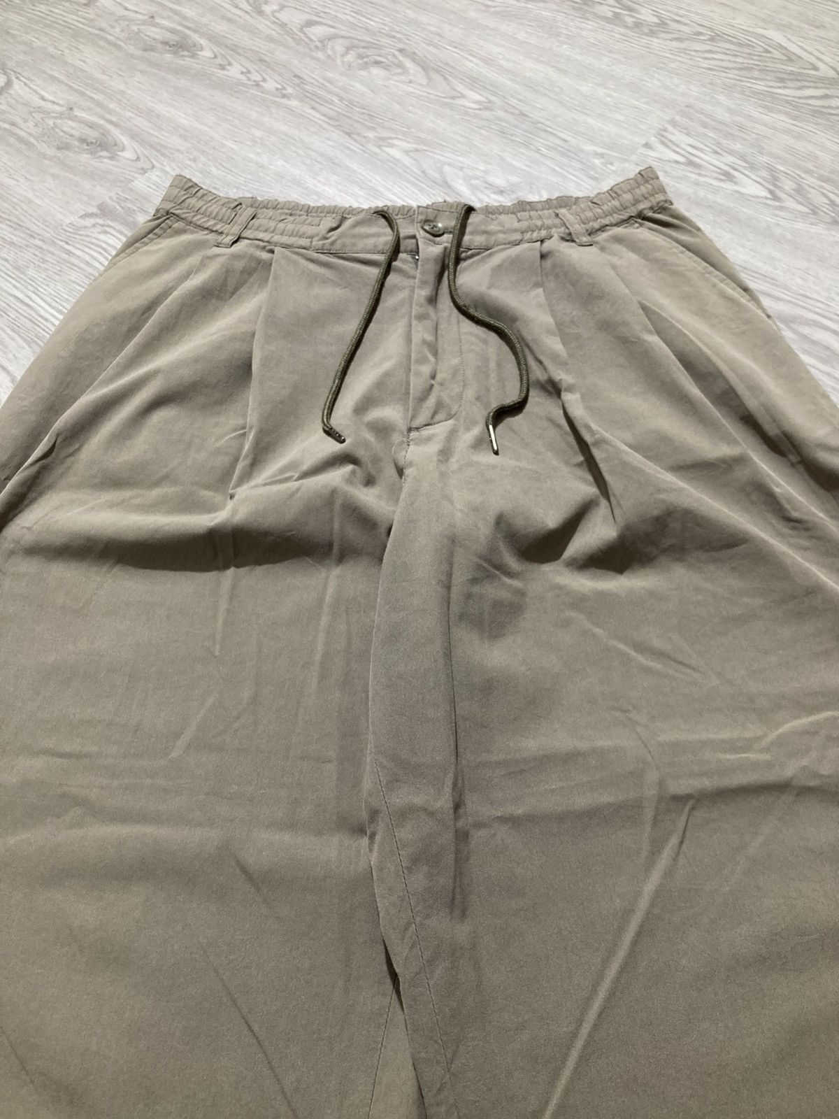 Japanese Brand 2000s Niko And Japanese Loose Ballon Pants Designer Beige Size US 31 - 4 Thumbnail