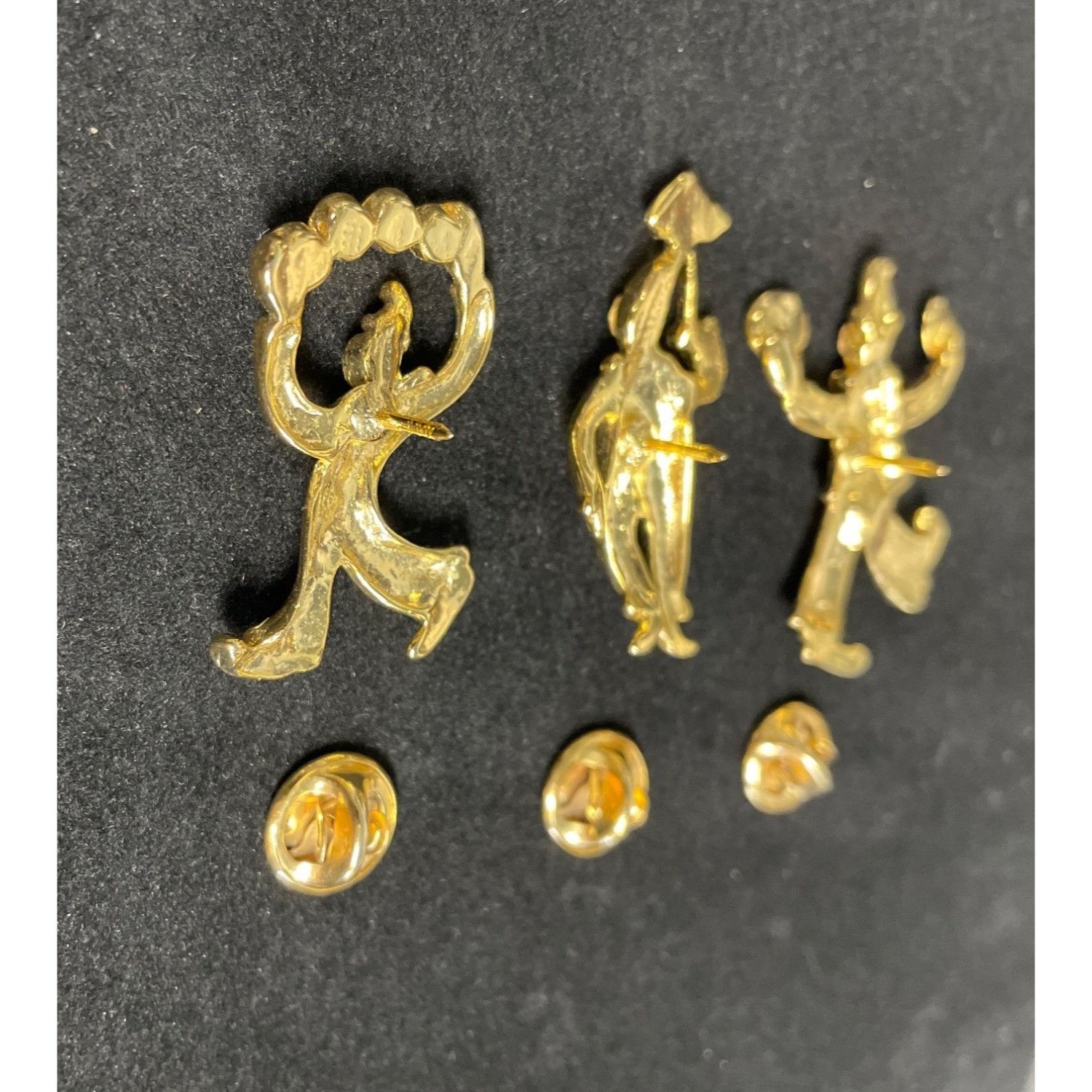 Other Vintage 1980's Women's Gold Clown Pins / Brooch Rhinestones Size ONE SIZE - 6 Thumbnail