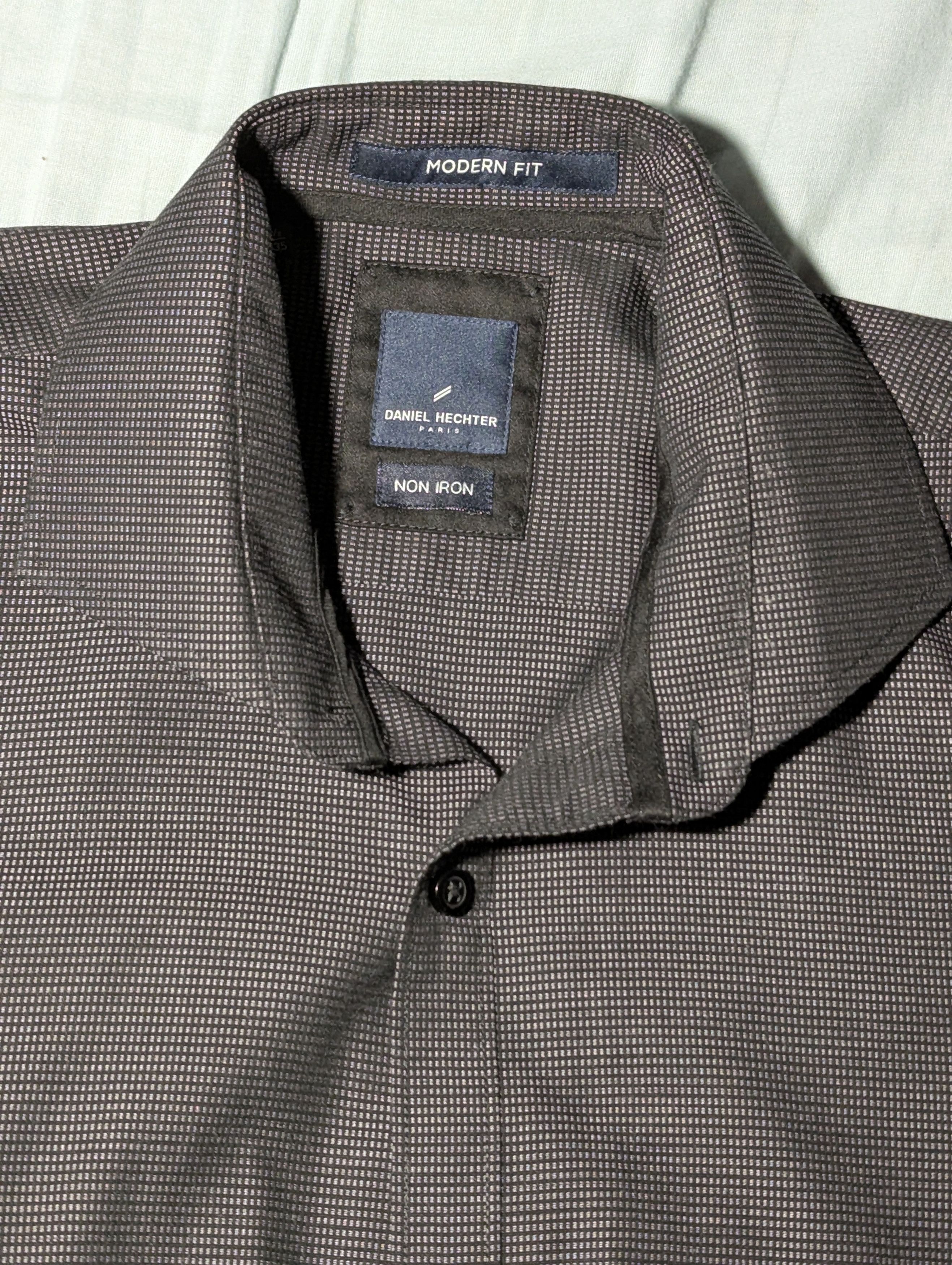Daniel Hechter Paris- Non Iron Modern fit Size US M / EU 48-50 / 2 - 12 Thumbnail