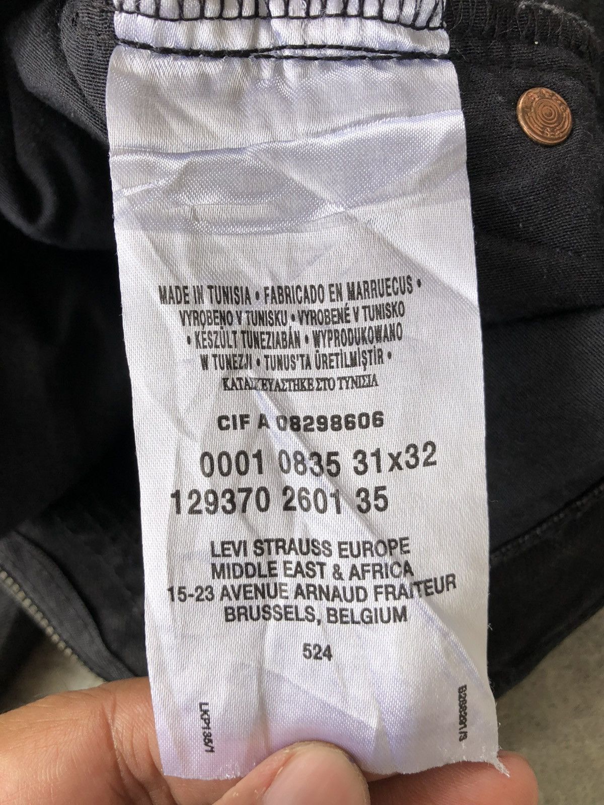 If Six Was Nine Y2k Levi’s Flared Jeans Distressed Denim 507 Size US 32 / EU 48 - 20 Thumbnail