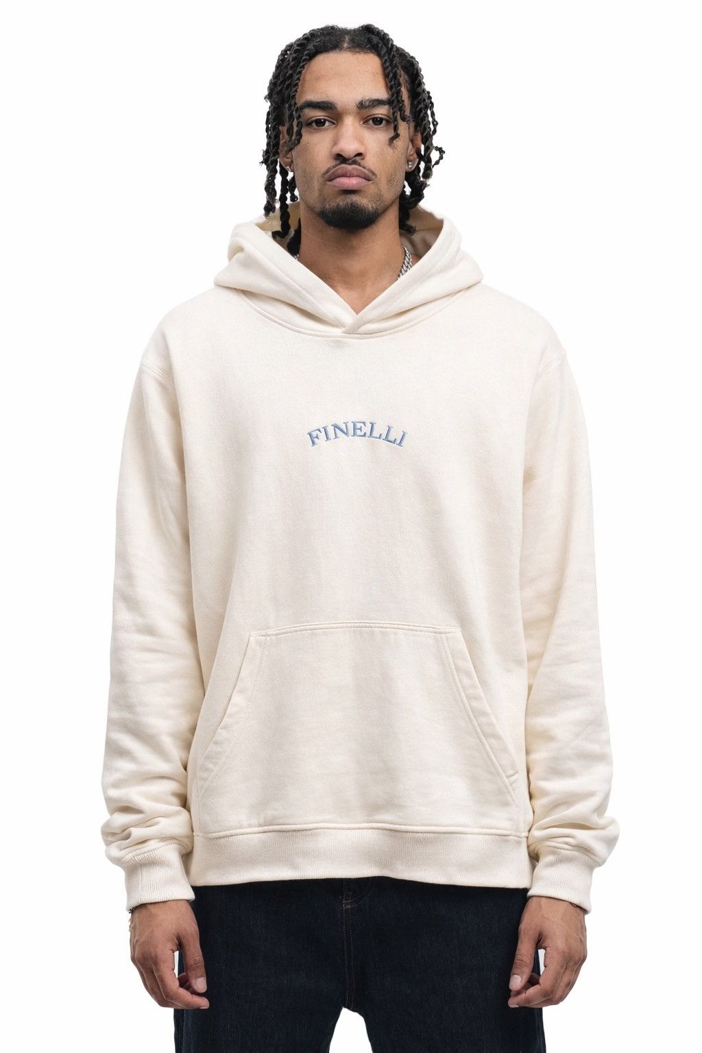 Other Finelli Mens Cream Hoodie Graphic Print Pullover Streetwear Size US M / EU 48-50 / 2 - 2 Thumbnail