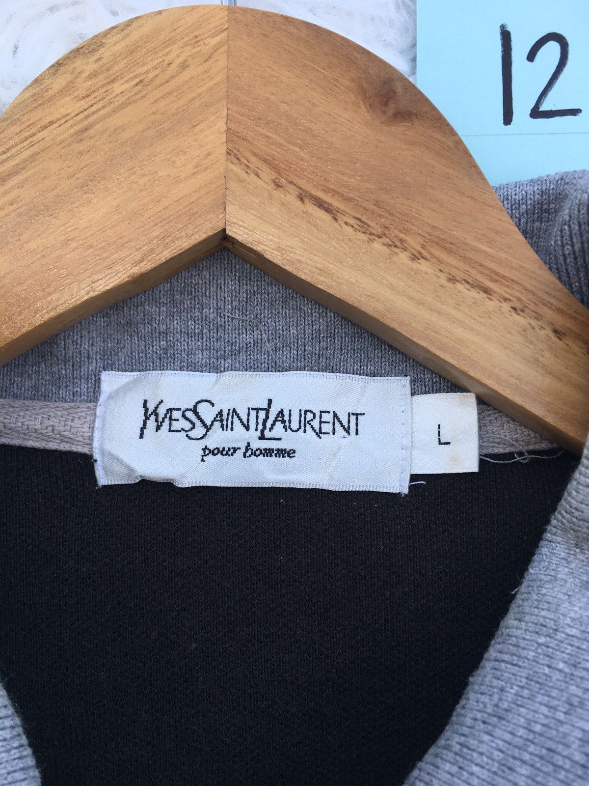 Yves Saint Laurent Rare Vintage Yves Saint Laurent Ysl Spellout Tshirt Size US L / EU 52-54 / 3 - 9 Thumbnail