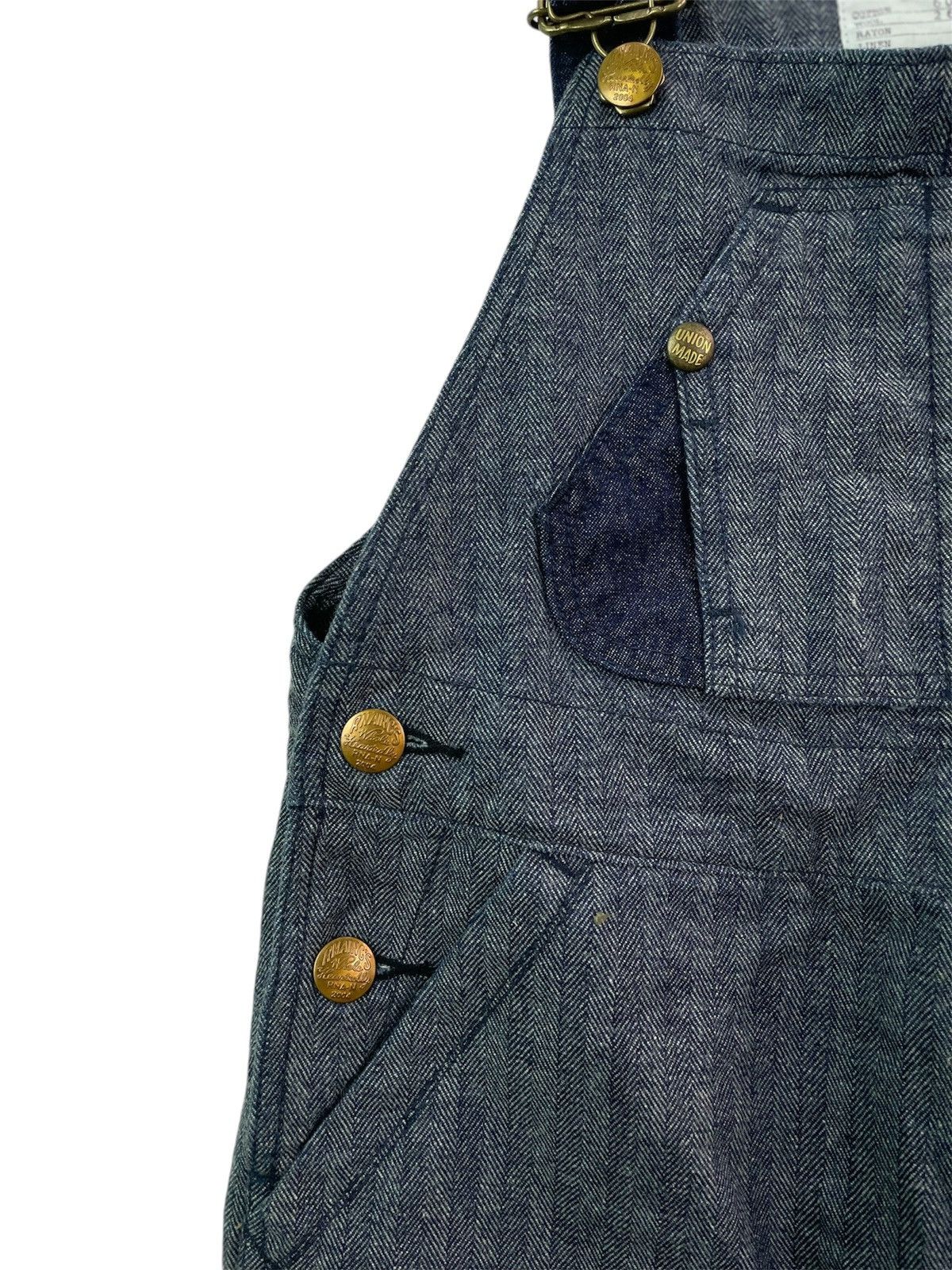 Japanese Brand Vtg 90s RNA japan hbt denim union made overall Size US 32 / EU 48 - 4 Thumbnail