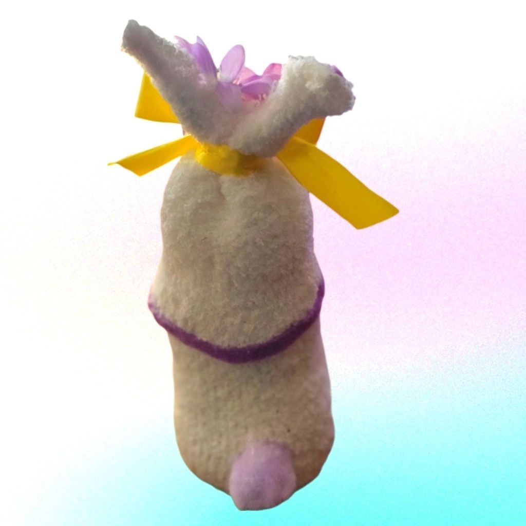 Handmade Easter Bunny Spring Flower Gnome Size ONE SIZE - 5 Thumbnail