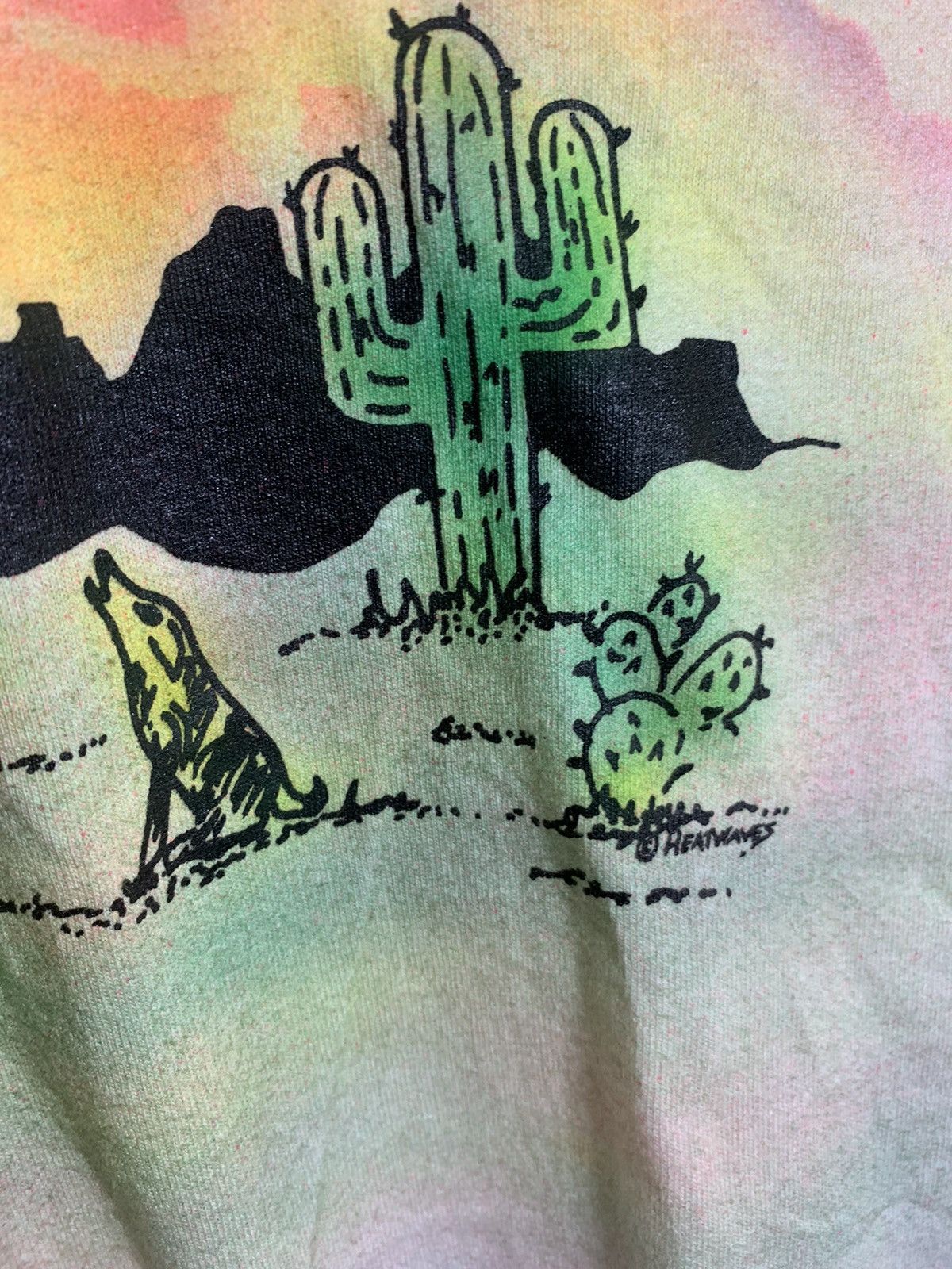 Vintage RARE Vintage Airbrushed Southwestern Art Single Stitch Shirt Size US XL / EU 56 / 4 - 3 Thumbnail