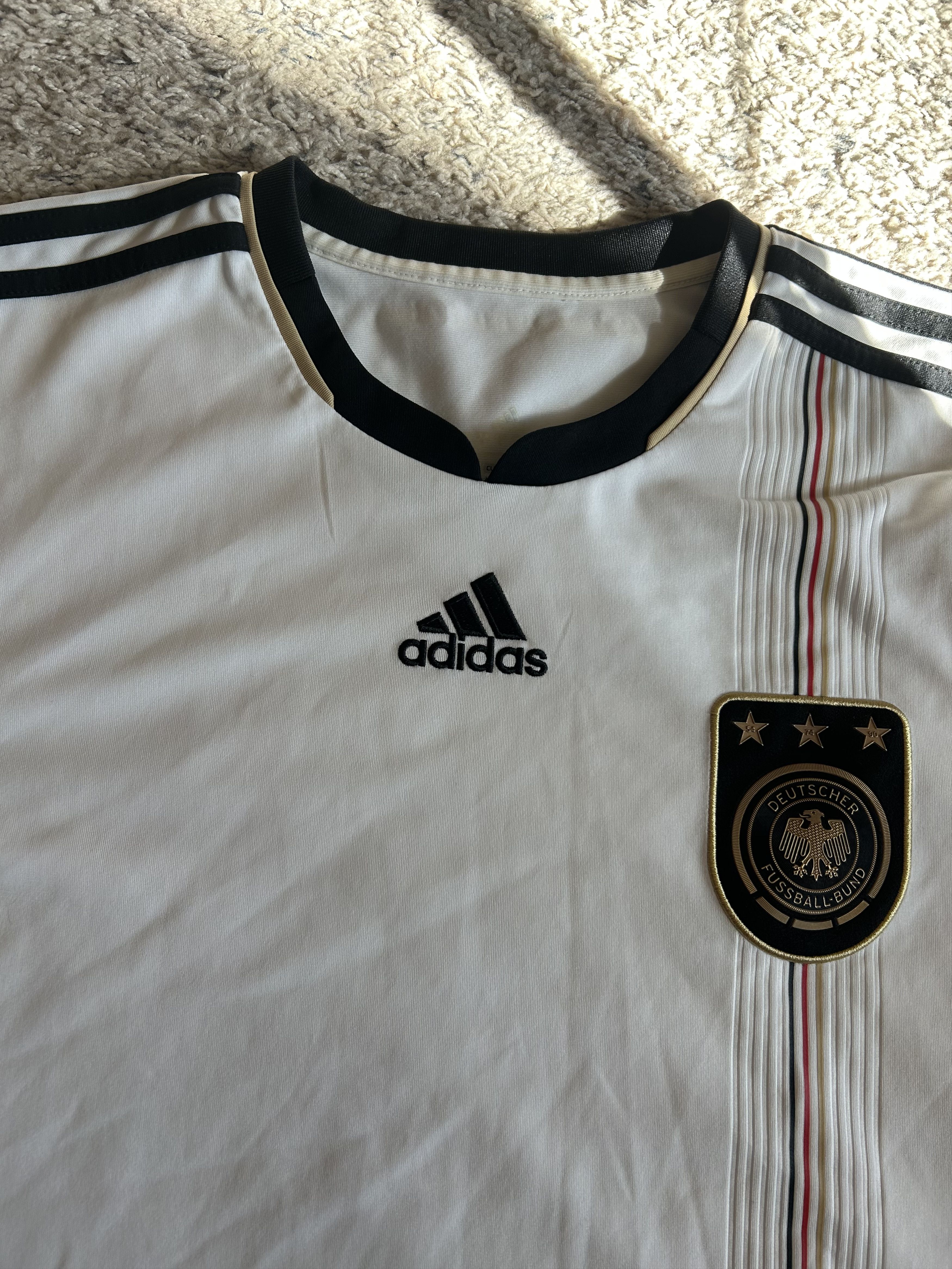 Adidas Germany 2010/2011 Home Jersey Size US L / EU 52-54 / 3 - 3 Thumbnail