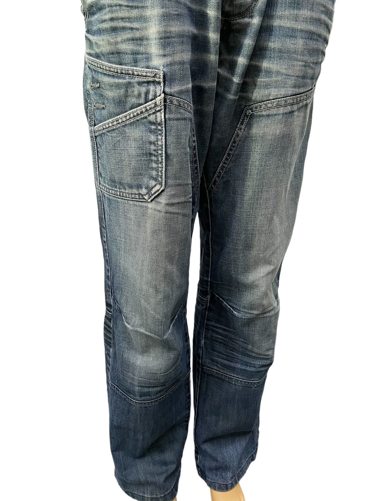 Hysteric Glamour × JNCO × Jack & Jones Vintage Jack & Jones Double Knee Baggy Loose Jeans Size US 34 / EU 50 - 5 Thumbnail