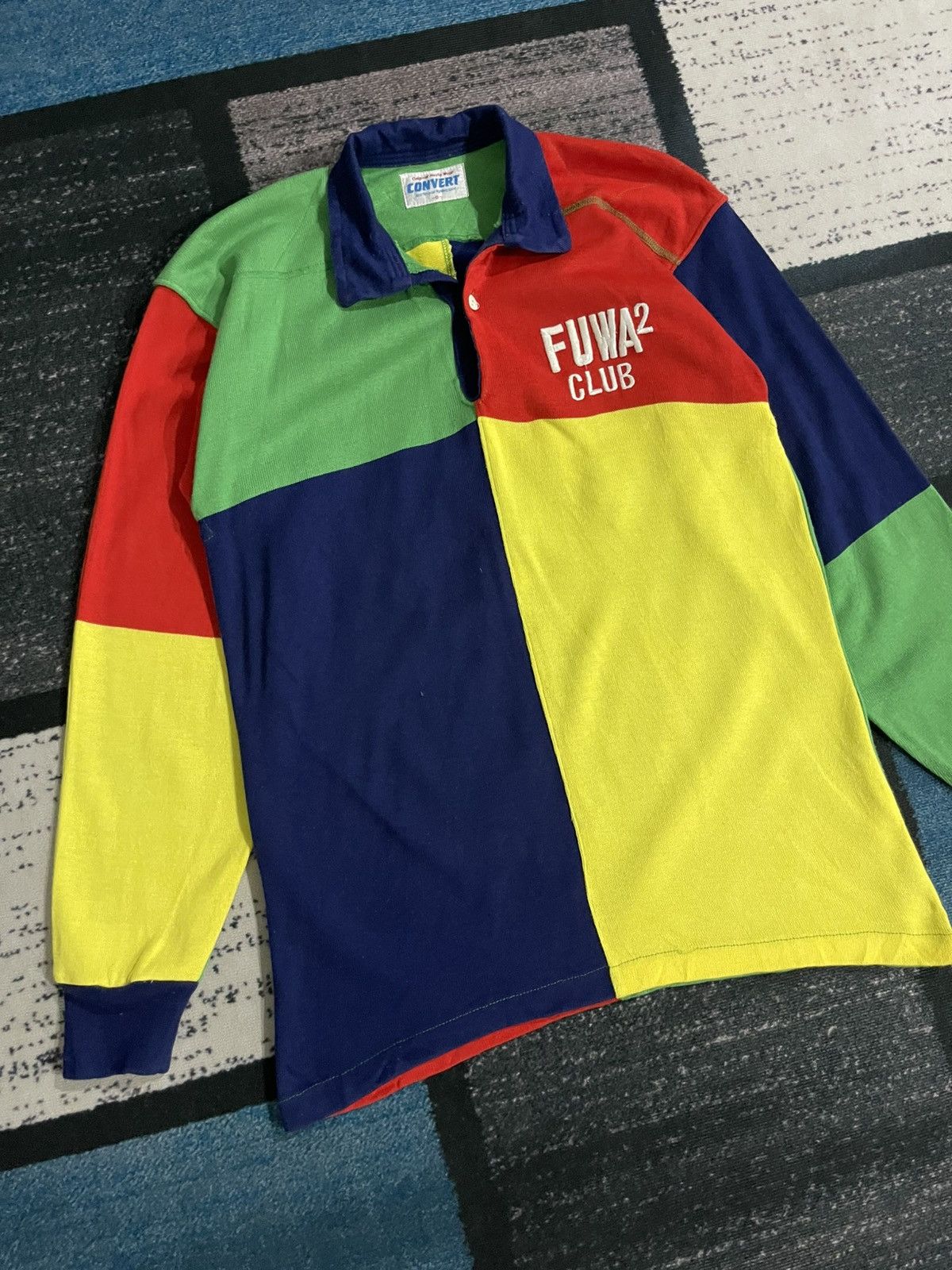 Vintage Vintage Rugby Fuwa Club Collar Longsleeve Polo shirt Size US M / EU 48-50 / 2 - 4 Thumbnail