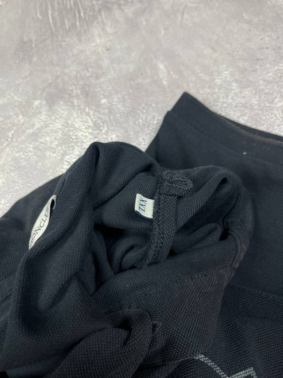 Moncler Moncler Men's Polo Shirt Black XXL Maglia Polo Manica Corta Size US XXL / EU 58 / 5 - 9 Thumbnail