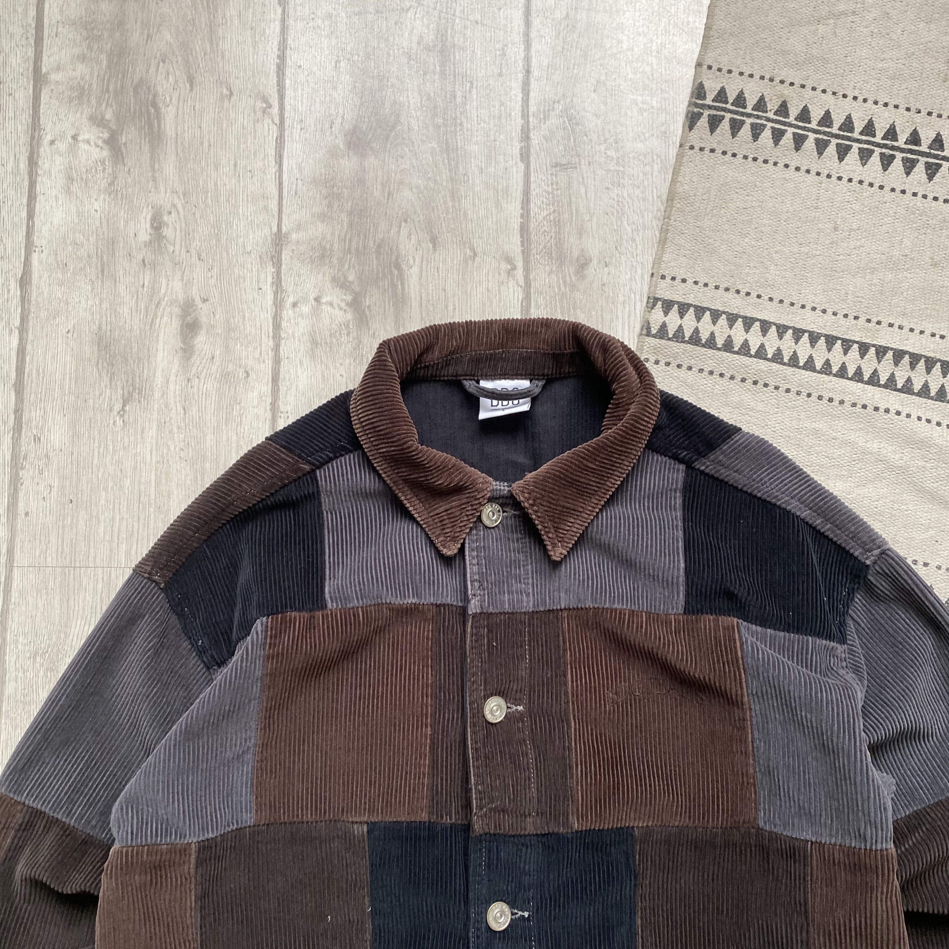 Carhartt Corduroy patchwork jeans jacket chore Carhartt work style Size US M / EU 48-50 / 2 - 2 Thumbnail