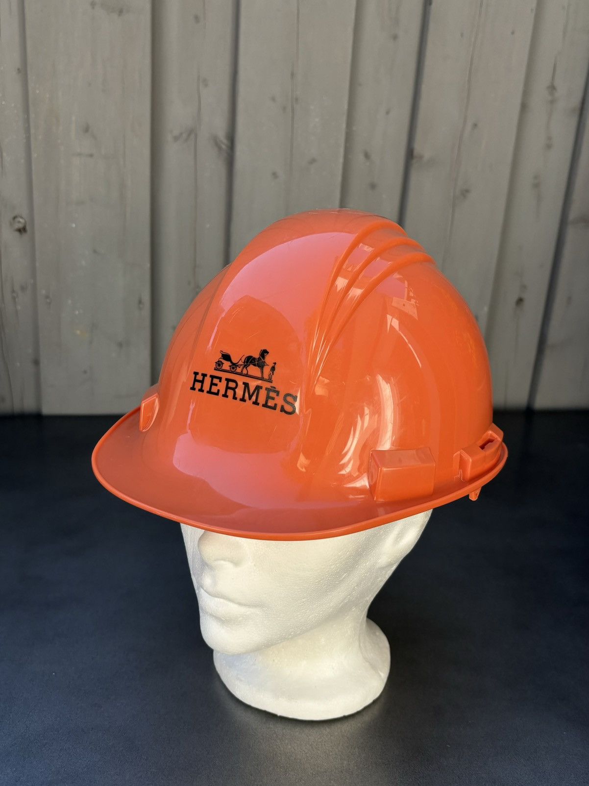 Designer × Hermes 2008 Hermes Hard Hat Hermès Toronto Construction Helmet Y2K Size ONE SIZE - 18 Thumbnail