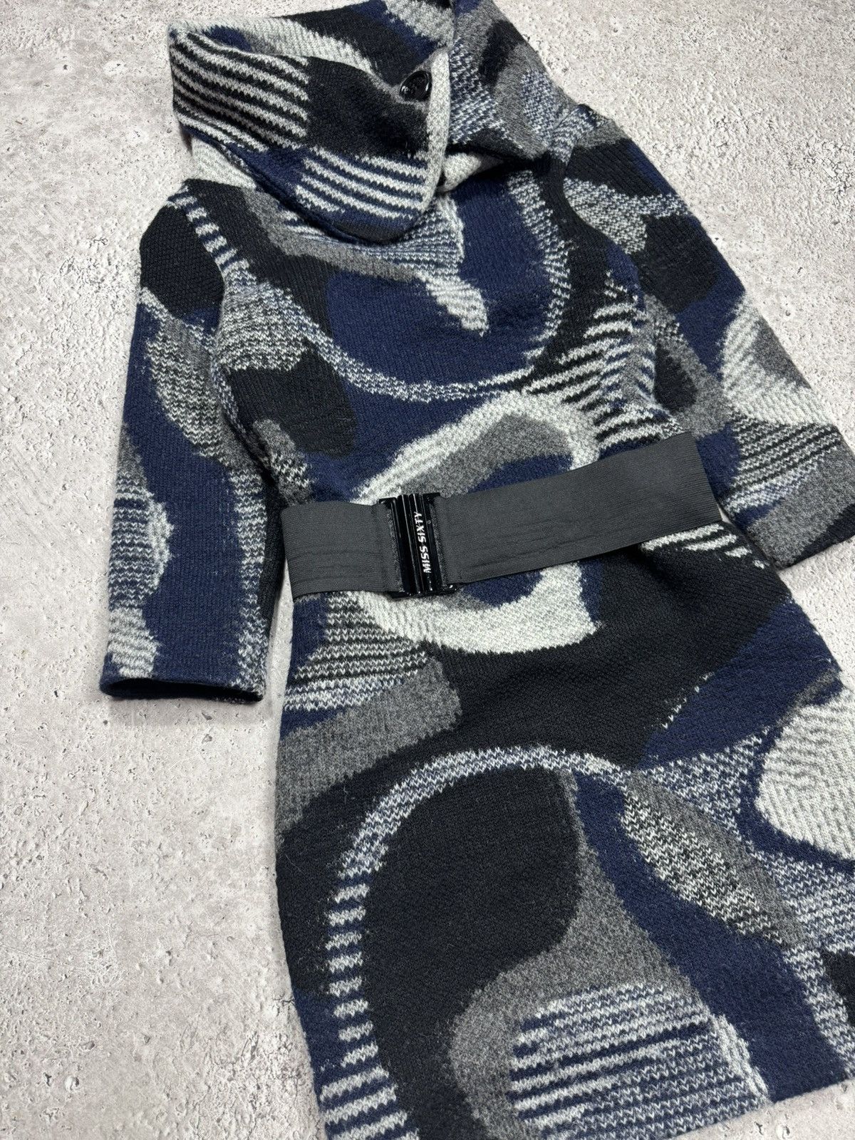 Miss Sixty Miss Sixty Knit Sweater Dress Wool Belted Made in Italy S Size S / US 4 / IT 40 - 3 Thumbnail