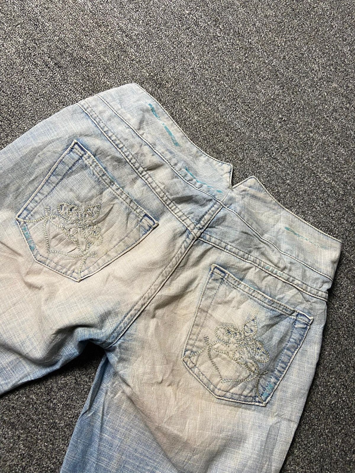 Diesel Vintage DIESEL Light Blue Belther Denim Jeans (154) Size US 27 - 3 Thumbnail