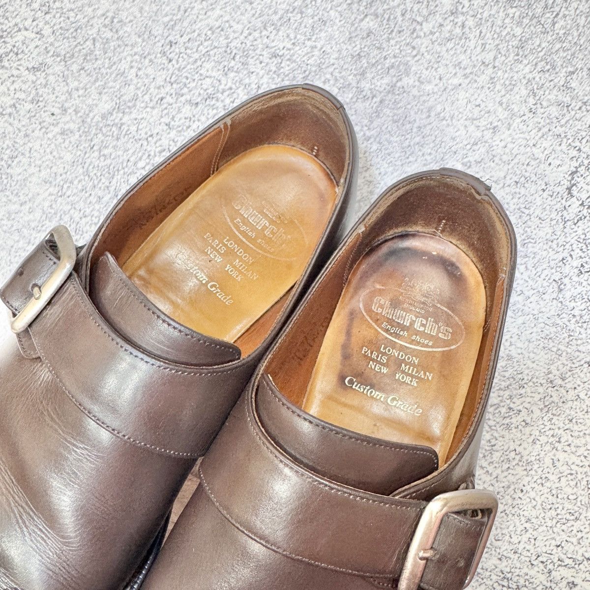 Church's × Handmade Church’s Abington Monk Straps US8.5 UK7.5F EU41.5 Size US 8.5 / EU 41-42 - 15 Thumbnail