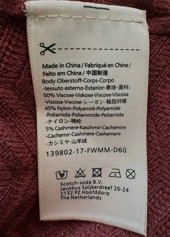 Scotch & Soda Scotch&Soda NWT sz XXL Sweater Cashmere Crew Neck Size US XXL / EU 58 / 5 - 6 Thumbnail