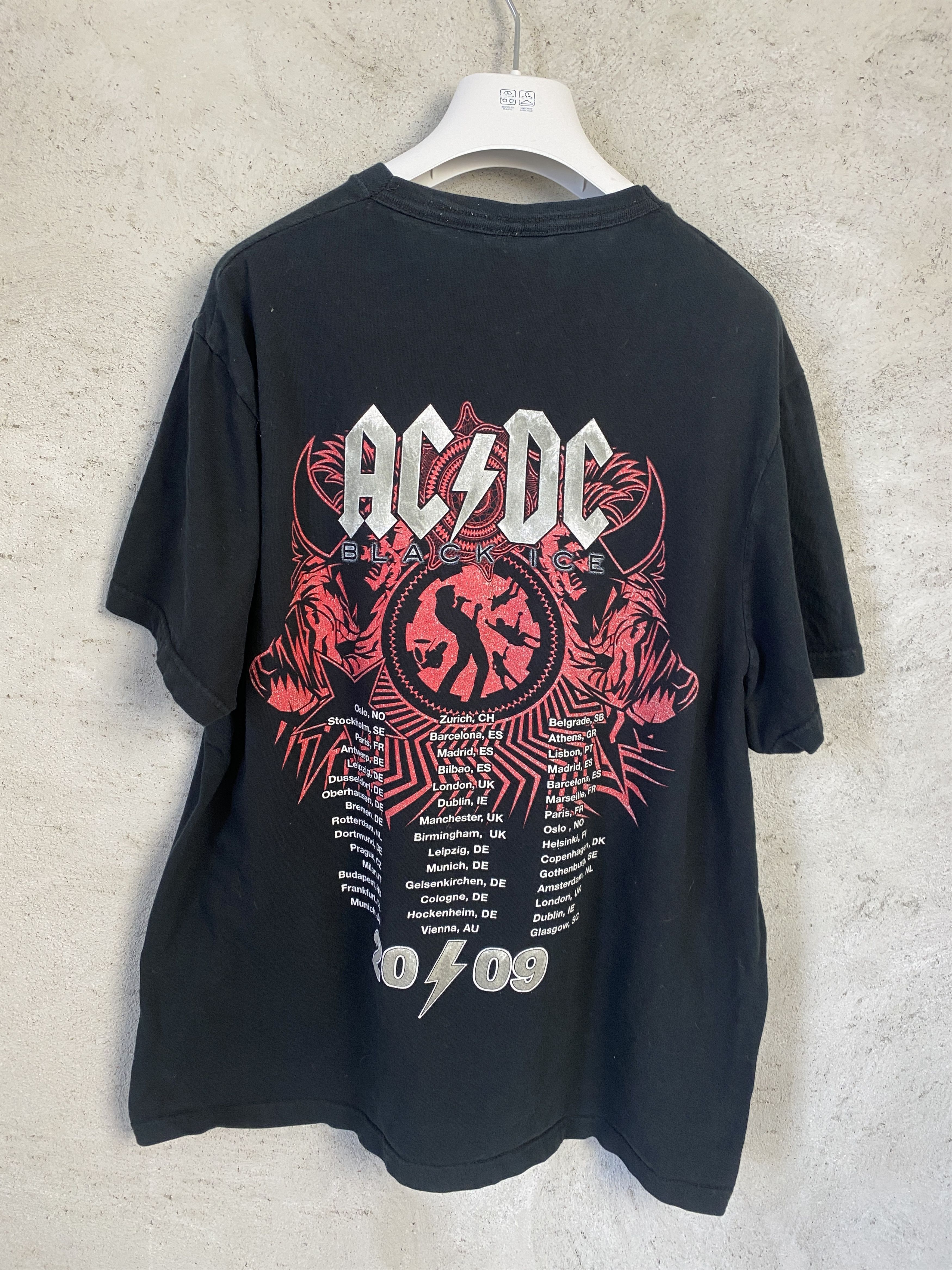 AC/DC ACDC t-shirt tee printed 2008/2009 rock band opium Size US XL / EU 56 / 4 - 5 Thumbnail