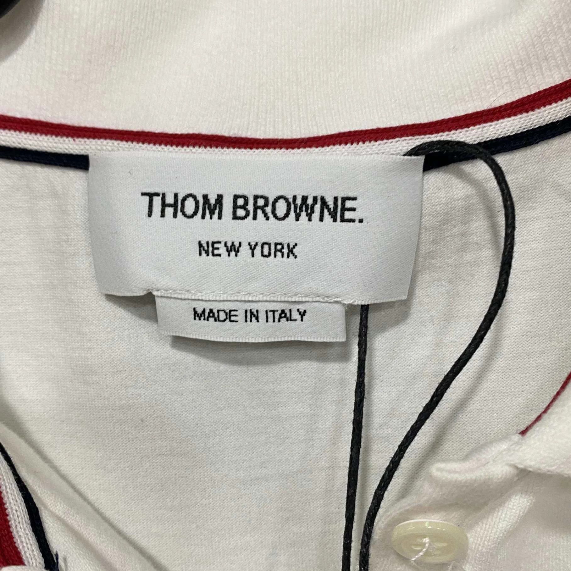 Thom Browne Thom Browne short-sleeve polo shirt 98 New 36 Size XS / US 0-2 / IT 36-38 - 5 Thumbnail