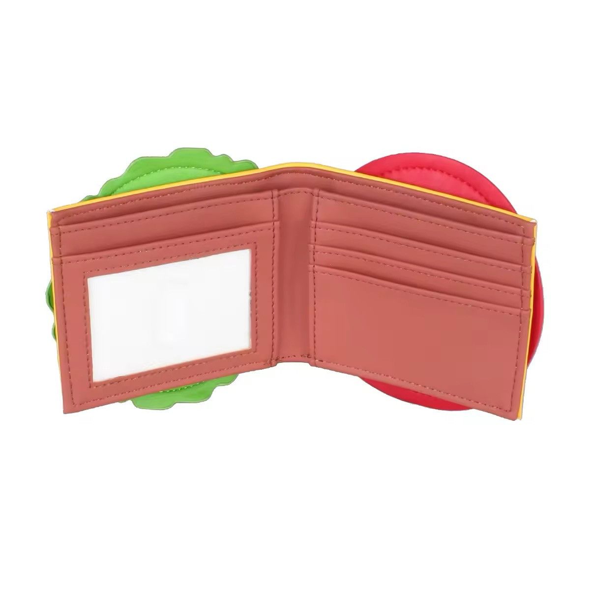Japanese Brand × Vintage Burger Shaped PU Leather Small Wallet Size ONE SIZE - 2 Thumbnail