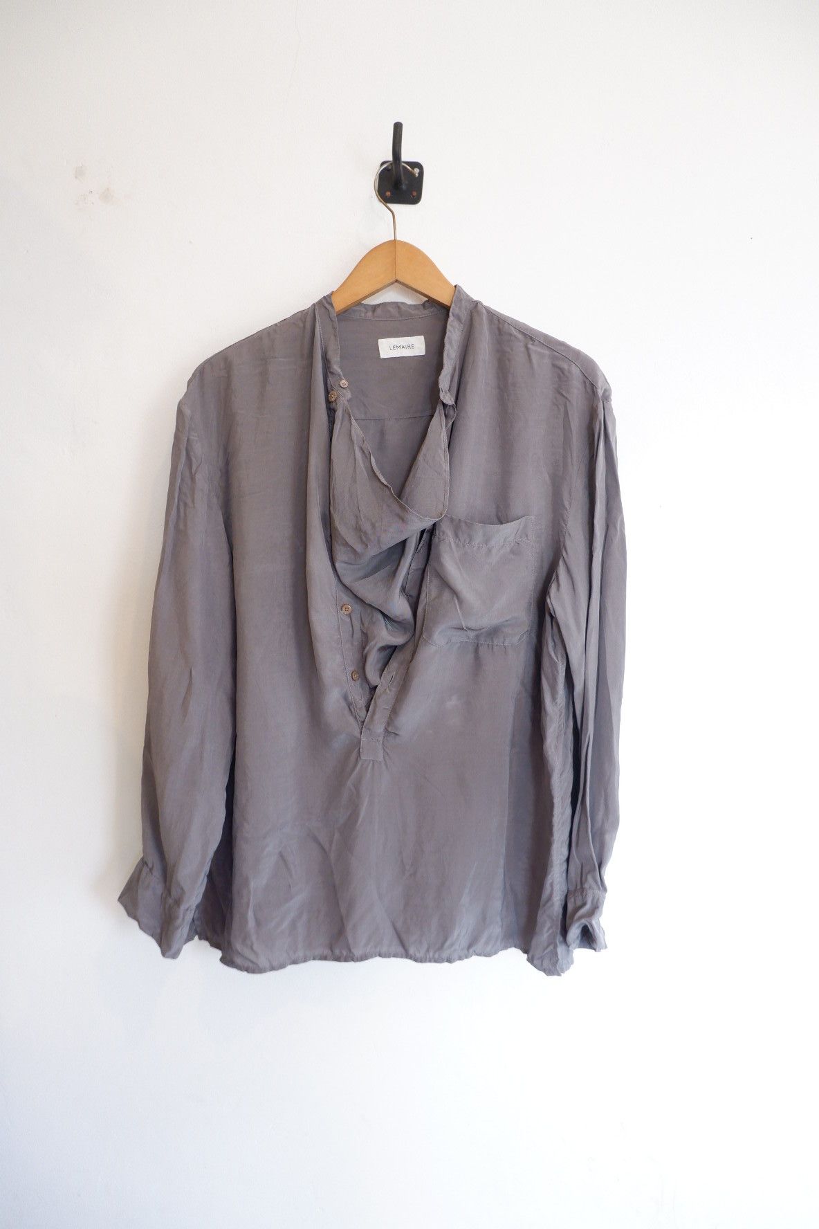 Lemaire LEMAIRE Vareuse Half Button Silk Shirts 2023 Size US S / EU 44-46 / 1 - 3 Thumbnail