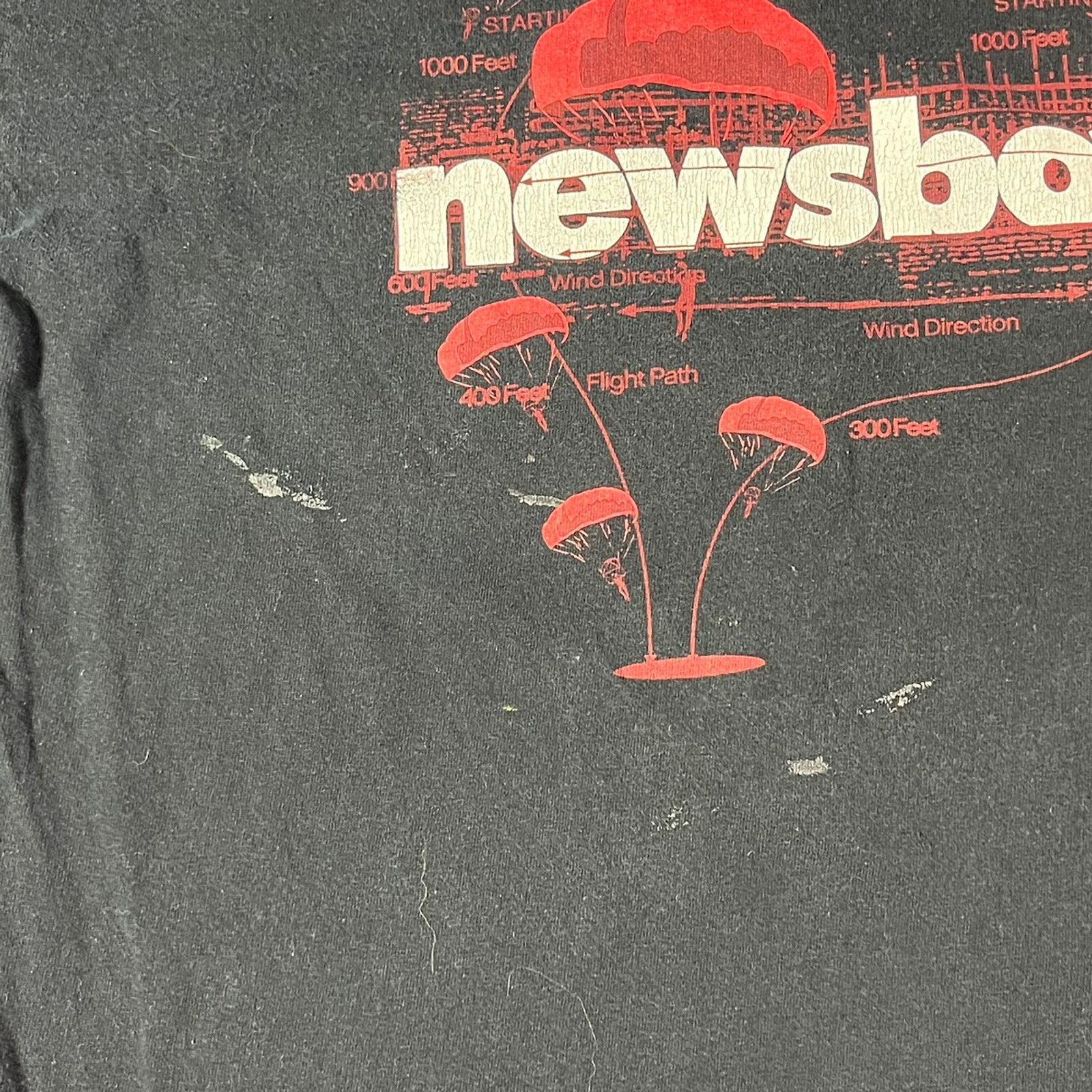 Band Tees 2000’s Newsboys Parachute Graphic Band T-shirt XL Black Size US XL / EU 56 / 4 - 4 Thumbnail