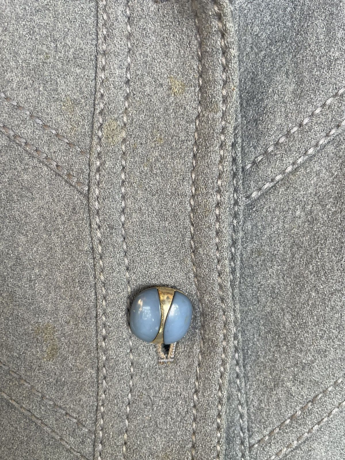 Vintage ROGA PARIS Vintage Flared Wool Coat Japan Exclusive Size M / US 6-8 / IT 42-44 - 5 Thumbnail