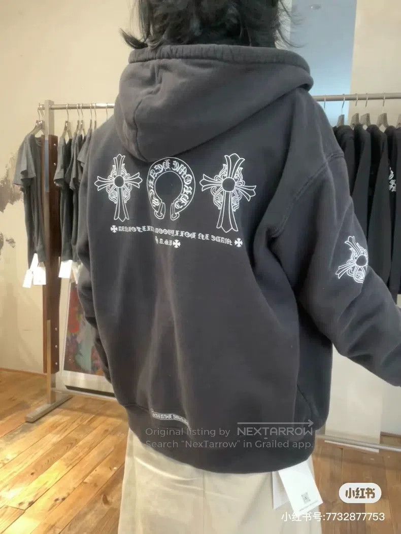 Chrome Hearts CHROME HEARTS Size S Black horseshoe three-element Sanskrit Size US S / EU 44-46 / 1 - 9 Thumbnail