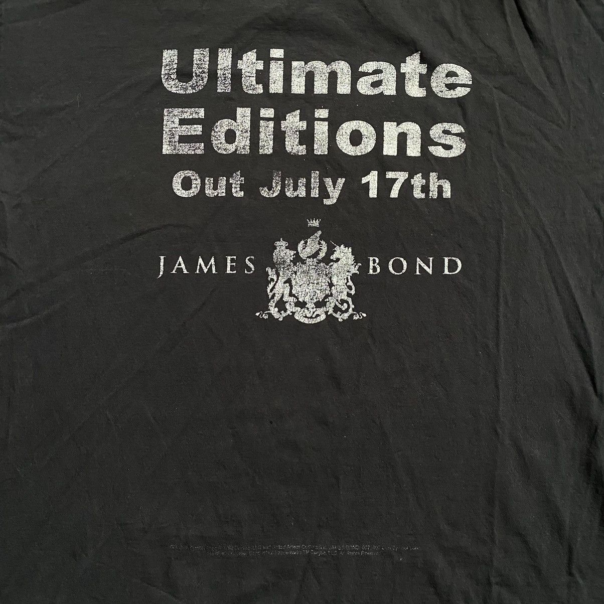 Vintage VINTAGE JAMES BOND 007 FADED ULTIMATE EDITIONS T SHIRT Size US XL / EU 56 / 4 - 4 Thumbnail
