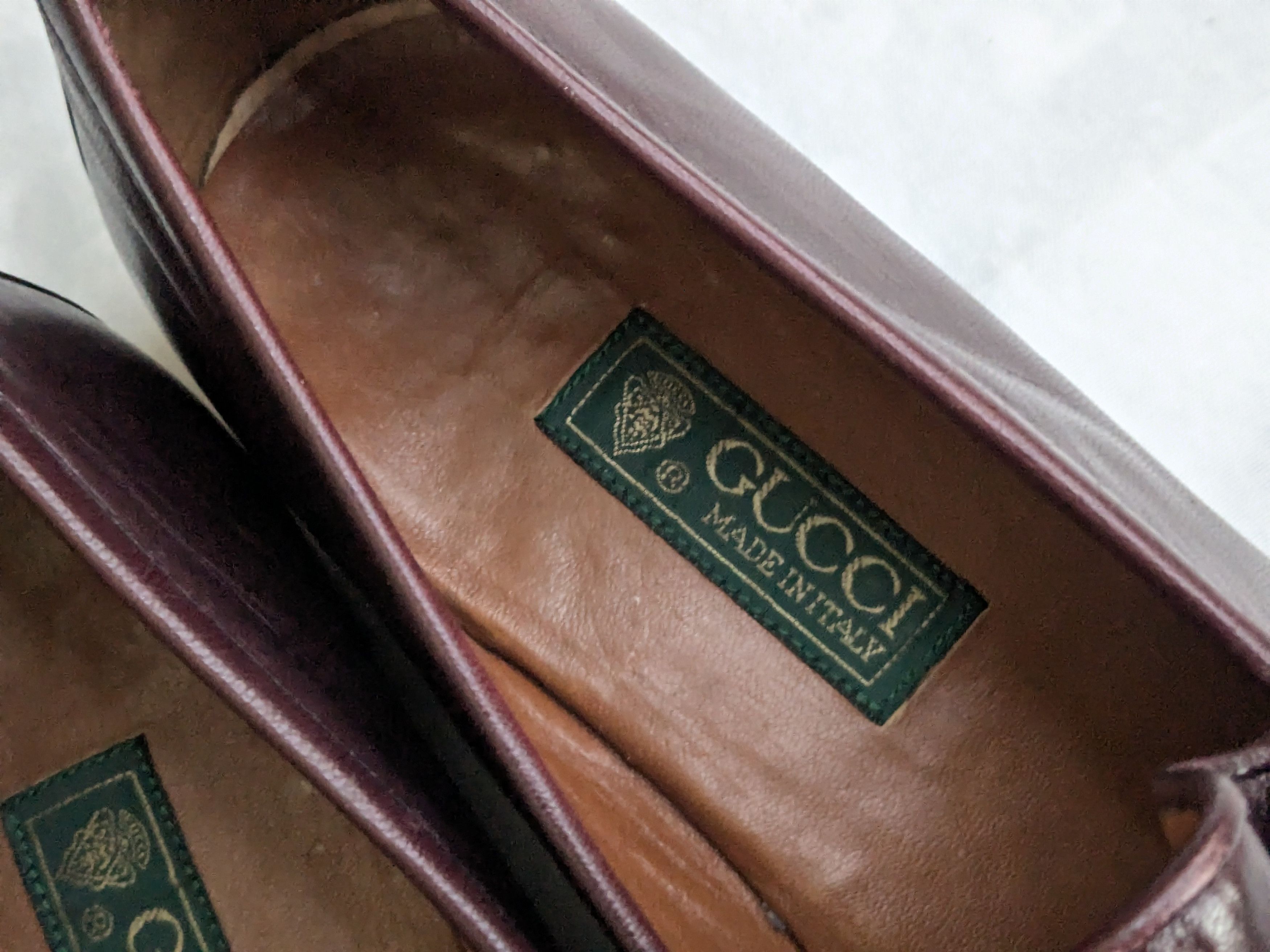 Gucci Gucci Horsebit Loafers Burgundy 13.5 Leather Red Size US 13 / EU 46 - 5 Thumbnail