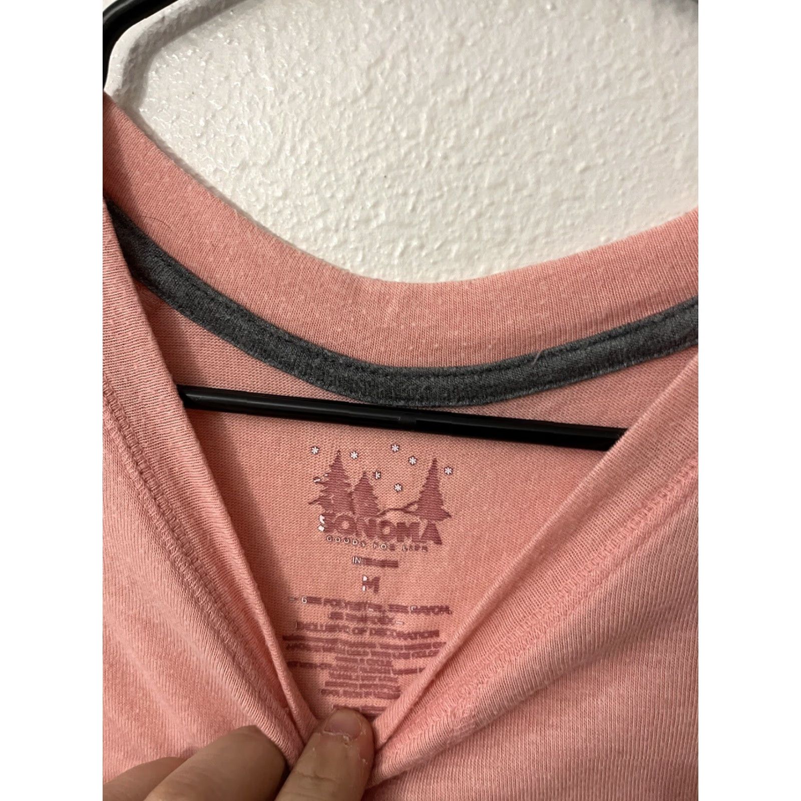 Vintage VINTAGE Sonoma Goods For Life Sleepwear Shirt Womens M Pink Long Sleeve Sleepshirt Adult Medium Womens Size M / US 6-8 / IT 42-44 - 3 Thumbnail