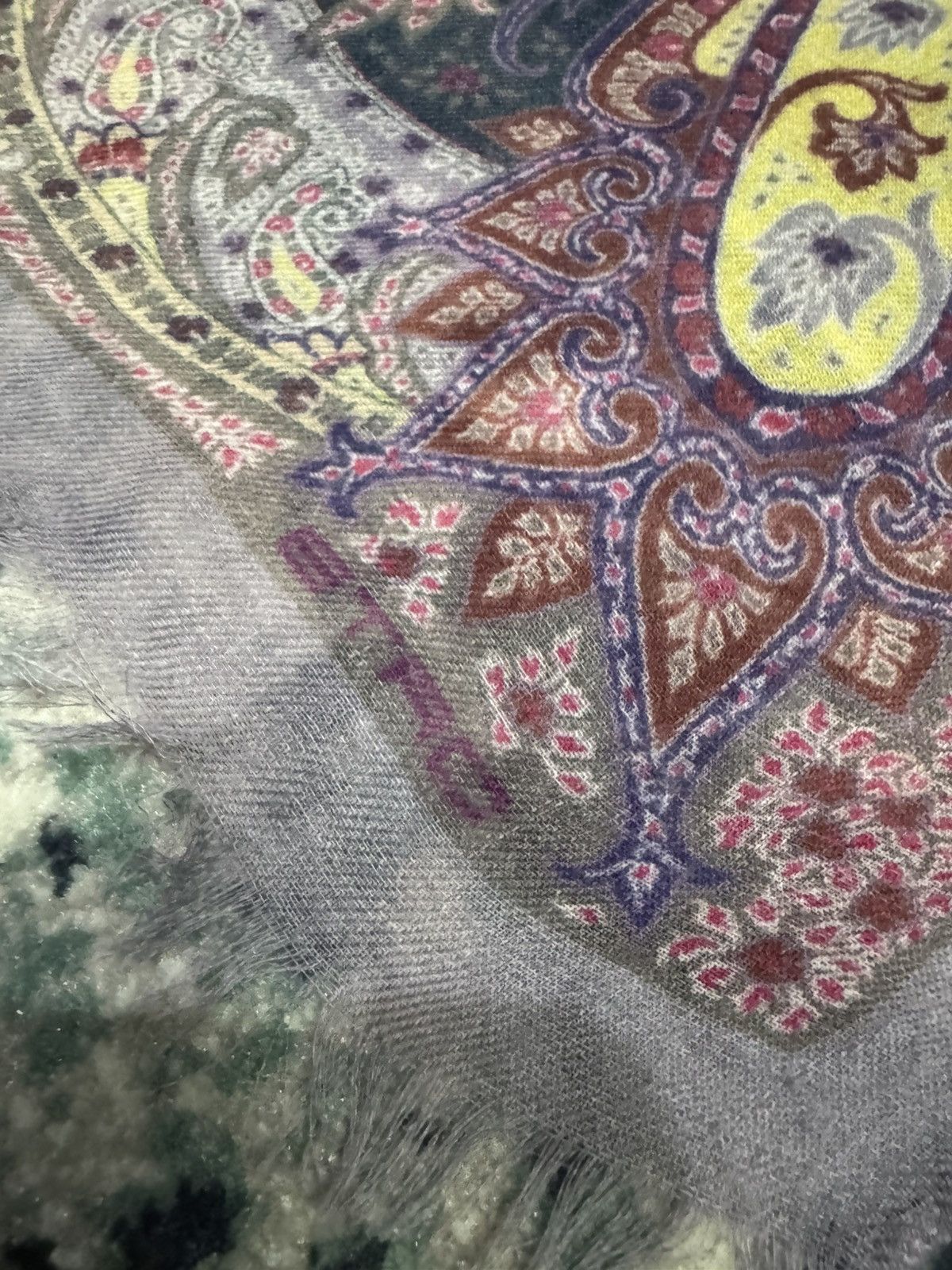 Etro PAISLEY ETRO CASHMERE SCARF Size ONE SIZE - 4 Thumbnail