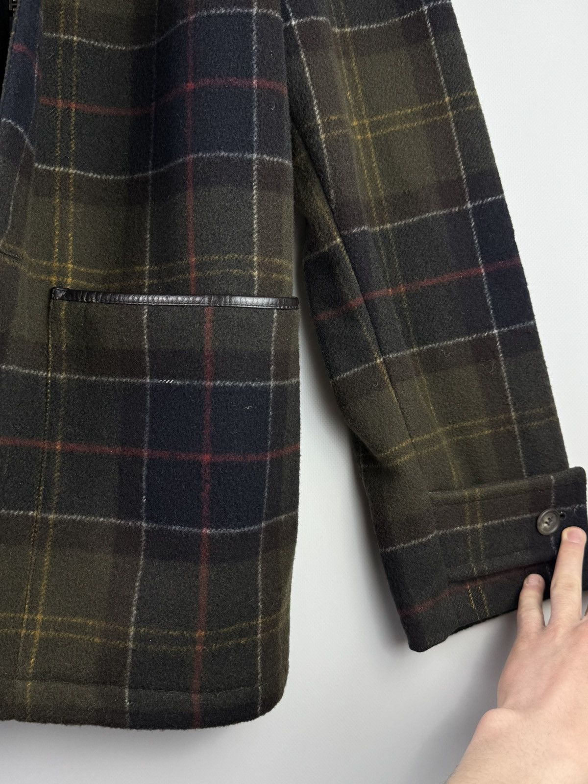 Barbour Barbour T78 The Gallaway Wool Coat Jacket Plaid Corduroy Size US S / EU 44-46 / 1 - 2 Thumbnail