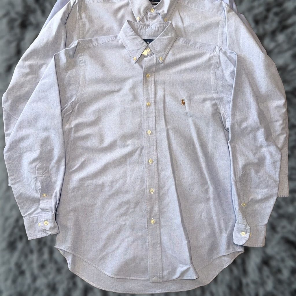 Ralph Lauren Ralph Lauren Button Down Shirt Men’s 15 32/33 Classic Blue Lot Of 3 Size US M / EU 48-50 / 2 - 1 Thumbnail