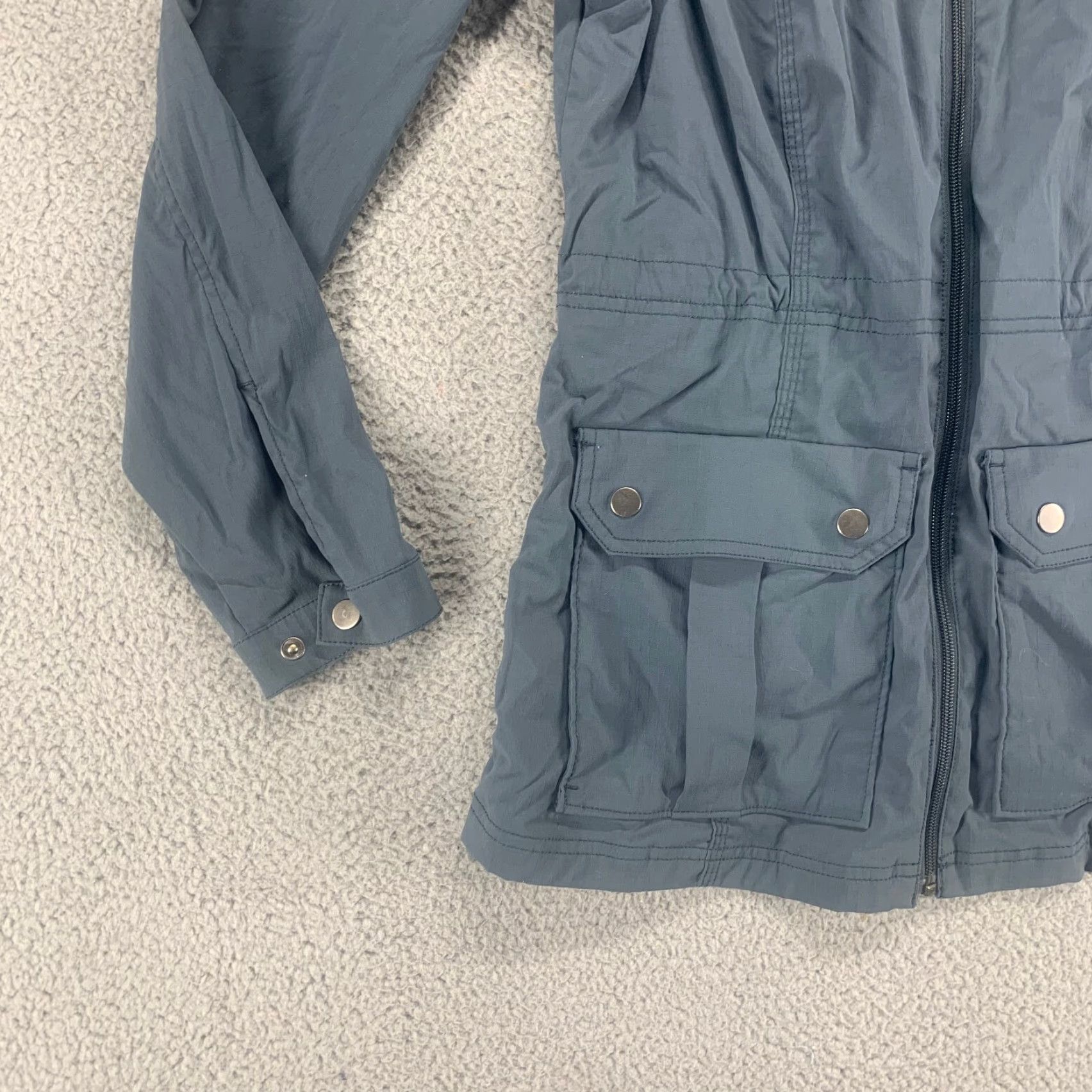 CO Duluth Trading Co Jacket Womens Small Blue Polyester Full Zip Outdoor Pockets Size S / US 4 / IT 40 - 7 Thumbnail