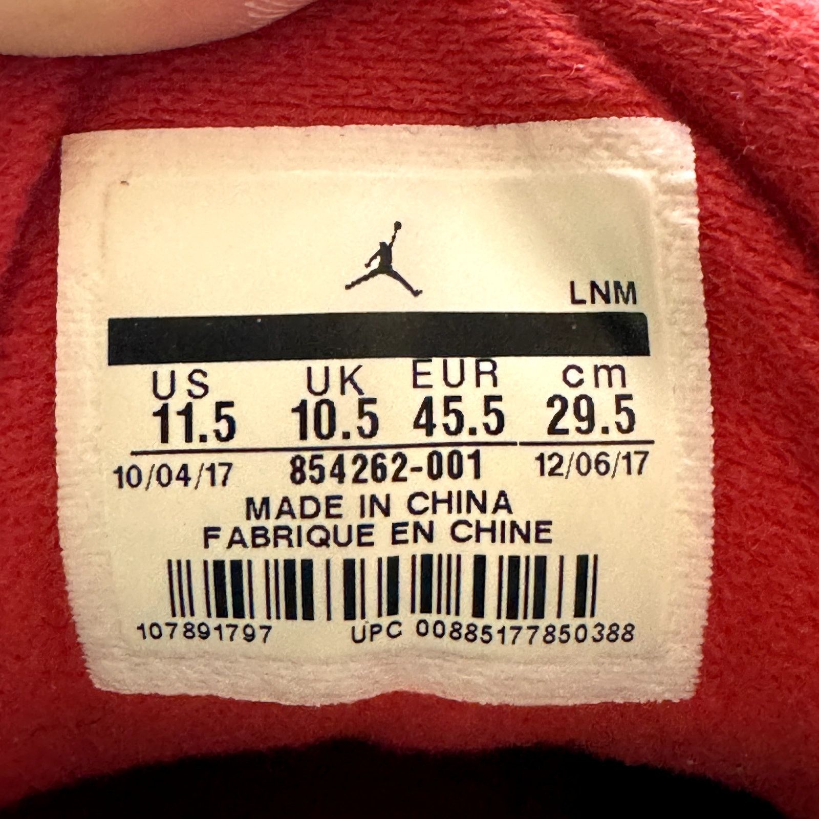 Jordan Brand × Nike Size 11.5 - Nike Air Jordan 3 Retro OG Black Cement 2018 Size US 11.5 / EU 44-45 - 7 Thumbnail