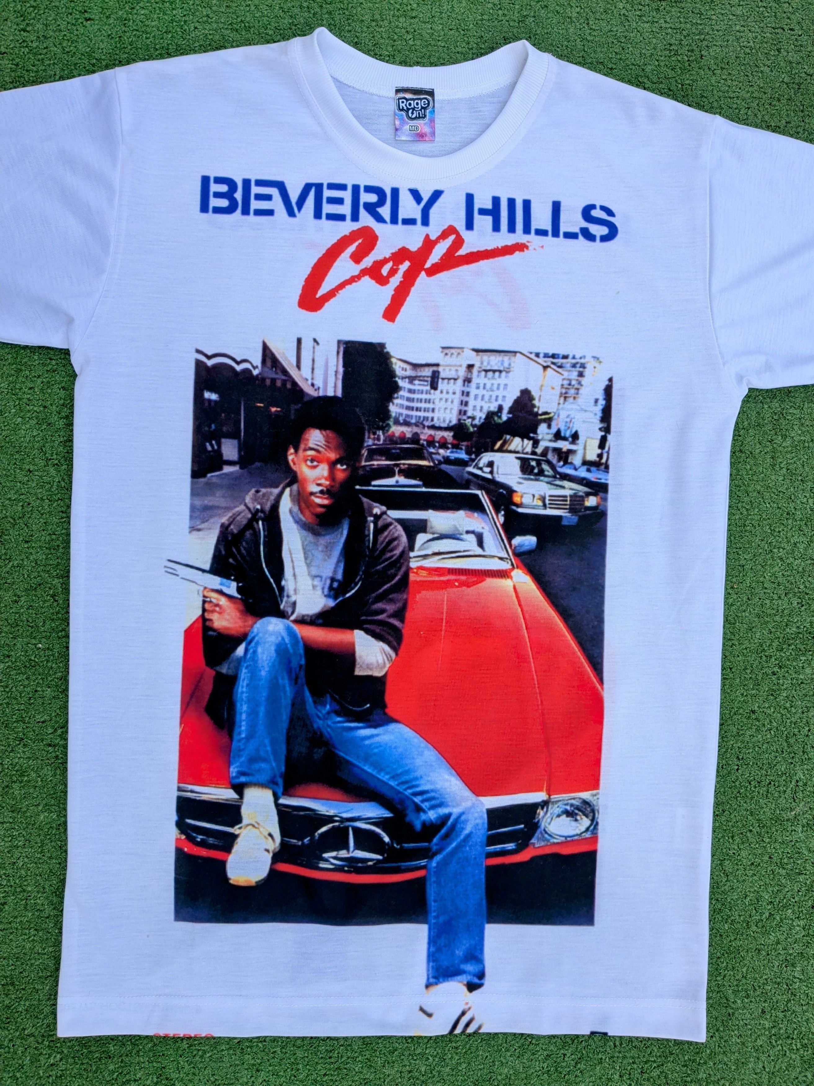 RageOn Beverly Hills Cop Eddie Murphy 2Side 1984 Movie Poster Shirt Size US M / EU 48-50 / 2 - 3 Thumbnail