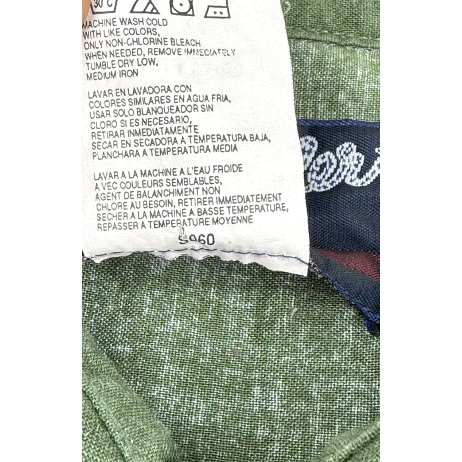 VINTAGE Wrangler Western Shirt Men XL Long Sleeve Green Cotton Cowboy Rodeo Button-up Western Apparel