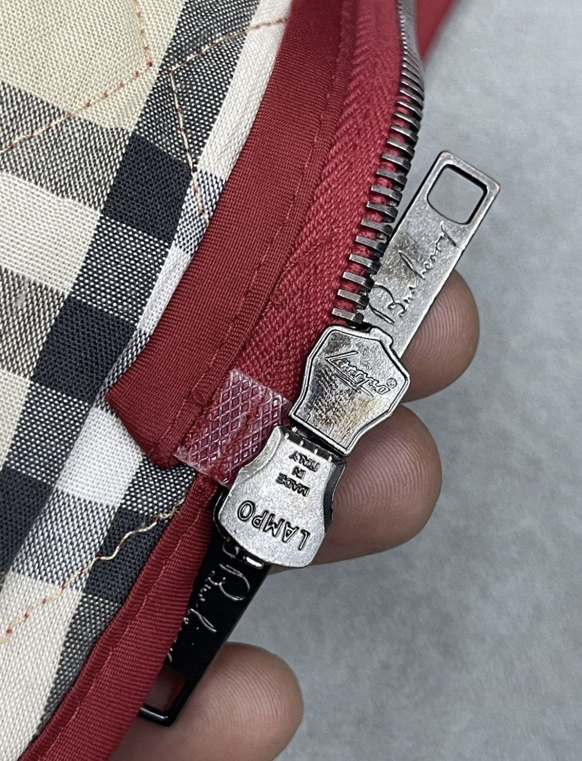 Burberry RARE💥BURBERRY RED QUILTED JACKET Size M / US 6-8 / IT 42-44 - 12 Thumbnail