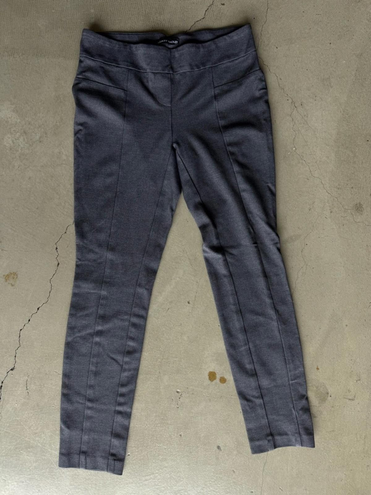 Other Hilary Radley / Ponte Slim Stretch Pants / heather charcoal Size 28" / US 6 / IT 42 - 11 Thumbnail