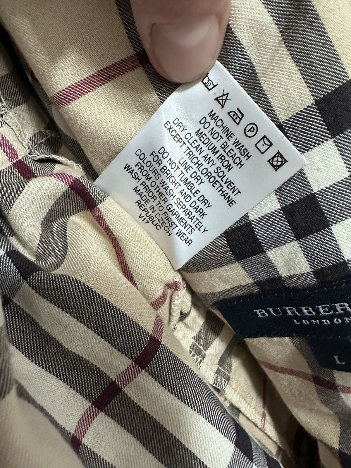 Burberry Burberry Trench Coat Check Nova Beige Women Size L Size L / US 10 / IT 46 - 8 Thumbnail