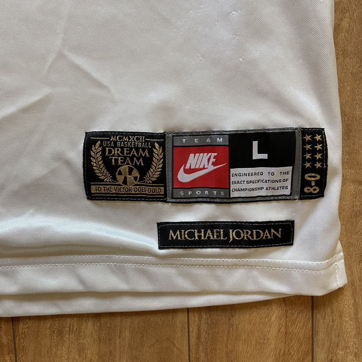 Nike VTG 1992 Michael Jordan Nike USA Basketball Olympic Jersey Size US L / EU 52-54 / 3 - 2 Thumbnail